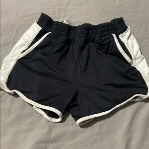 Black and White Women's Shorts